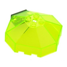 1x Lego Cockpit Window 6x6x2