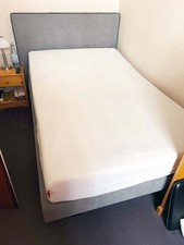 Seniorenbett 120 x 200 cm, anthrazit, elektr. verstellbar