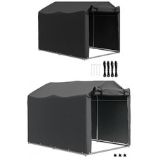 Garagenzelt, wasserdicht Zeltgarage mit Tür, UV-beständig Fahrradabdeckung