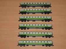 6 x ARNOLD RAPIDO SPUR N SNCF SCHNELLZUGWAGEN PERSONENWAGEN