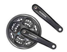 Shimano Kurbelgarnitur FC-M 311 175mm 3x 7/8 fach mit KSS schwarz 22/32/42 175mm