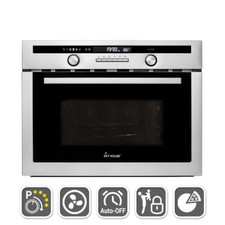 KKT KOLBE Einbaumikrowelle Multifunktion 60cm Grill Heißluft Pizzafunktion Timer