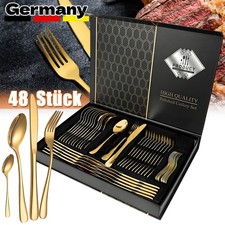 48 teilig Besteckset Edelstahl