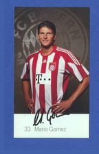 Autogrammkarte Mario Gomez ---
