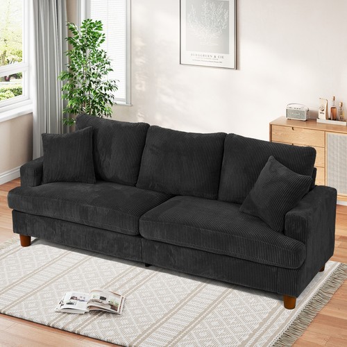Corduroy sofa sitzer - sitzer, modern