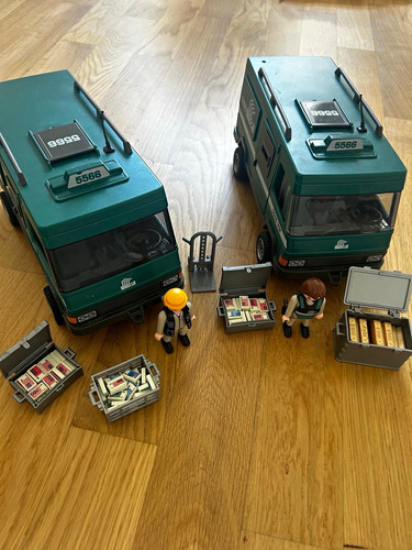 Playmobil geldtransporter set - geldtransporter,