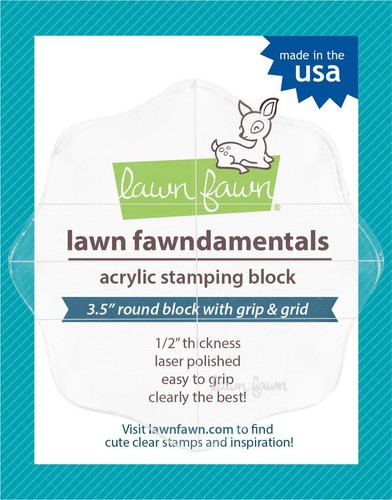 Lawn fawn acryl stempelblock - fawn,, acryl-stempelblock