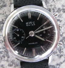 BWC Chrono Edelstahl Landeron 248 Vintage