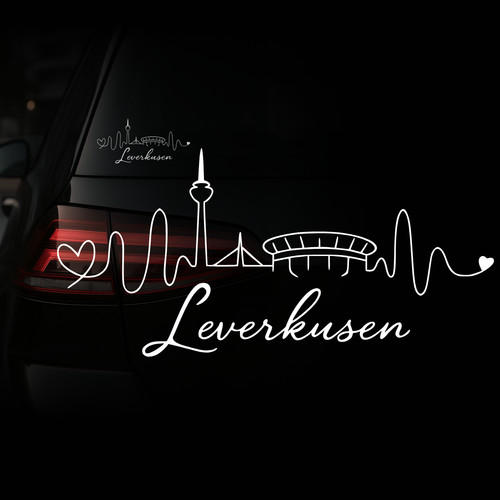 Leverkusen skyline herzschlag - leverkusen,