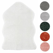 Kunstfell Teppich Bettvorleger Deko Sofa Stuhlauflage Fell Imitat Hochflor Weich