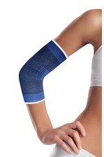 ELLBOGENBANDAGE M/L/XL elastisch Blau Tennisarm Sportbandage Ellbogen Bandage