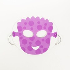 Pappmasken Weltraum, 6 Stück