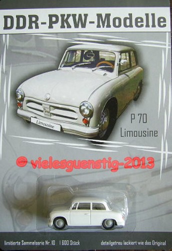 Ddr pkw modell - p70, limousine