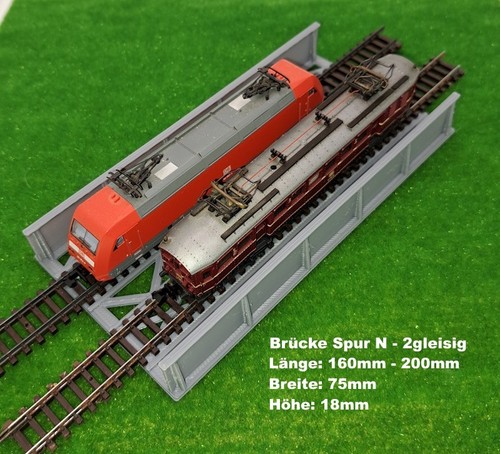 Brücke spur längen - brücke, n