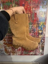 Sanita Clogs-Stiefel In Cognac