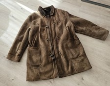 Ledermantel aus Wildleder