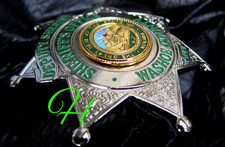 Obsolete police badge p - police,