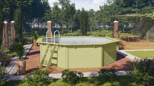 Holzpool pool schwimmbecken - holzpool,