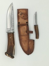 PAAR HANDGEMACHTE JAGDMESSER