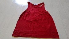 Weiches Lockeres Sporttop  Adidas Stella McCartney rot Damen Größe S