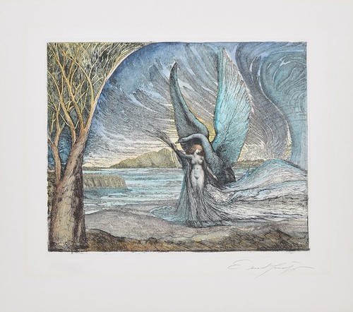 Ernst fuchs leda und der - fuchs,