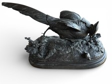 Große Bronze Skulptur Vogel