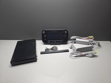 NINTENDO WII-U 32GB SCHWARZ KONSOLE & GAMEPAD SET GEBRAUCHTER ZUSTAND