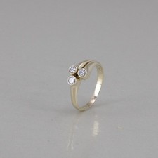 Ring  in 585/14k Gelbgold, mit