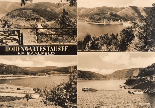 Ansichtskarte saalfeld - ansichtskarte,