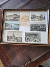 Alte Postkarten von Marienburg und Zoppot im Bilderrahmen