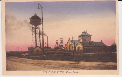 Hervest dorsten zeche - ak, dorsten,