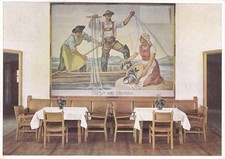 Reichsautobahn - Rasthaus am Chiemsee - Bernau - Wandbild im Speisesaal