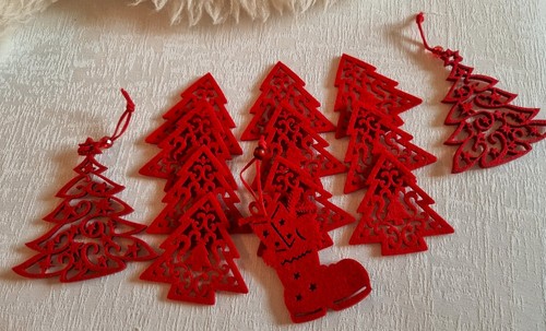 Stiefel 11x tannenbaum rot - tannenbaum,