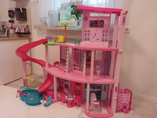 Barbie Traumvilla 3-Stöckiges Barbie-Haus Inklusive Pool Rutsche Aufzug
