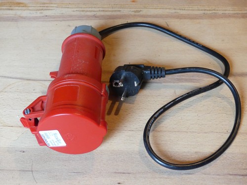 Adapter schuko auf cee 16a - cee,
