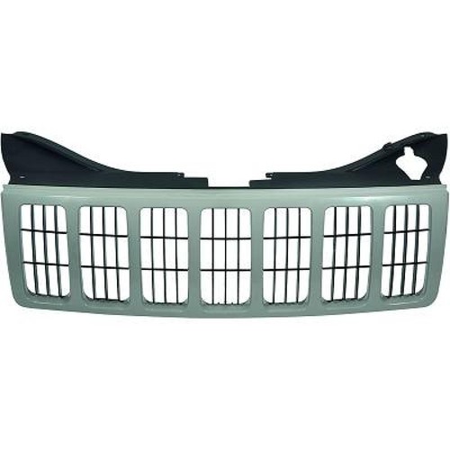 Kühlergrill schwarz grau - kühlergrill, schwarz/grau