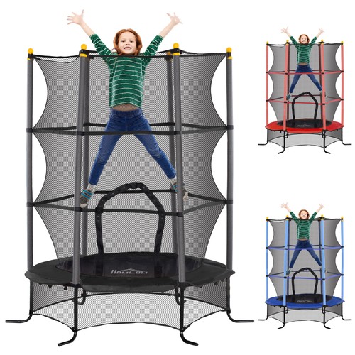 Homcom kinder trampolin ø163 - trampolin,