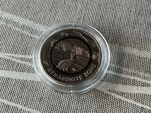 Euro münze mit polymer - 1x,