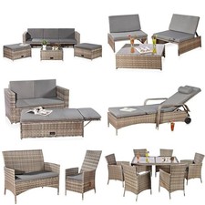 Gartenliege Polyrattan