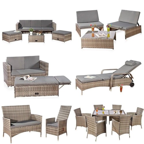 Gartenliege polyrattan - gartenliege,