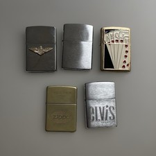 Zippo Feuerzeuge, 5 Stück, Original