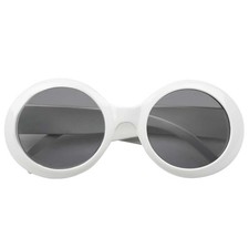 Partybrille Jackie weiß Brille 60er 70er 80er Jahre Style Retro Sonnenbrille