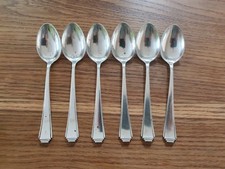 Art Deco Kaffeelöffel Lutz & Weiss 800er Silber Pyramide ca. 1930