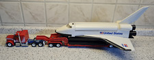 Siku 4016 Peterbilt LKW Truck mit Trailer Tieflader und Space Shuttle Nasa