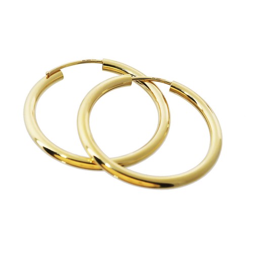 Paar 333 gelbgold creolen - paar,