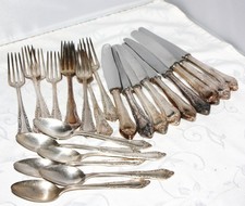 Versilbertes Besteck , DEP 100er Silber Auflage, Konvolut ca. 1 kg, 23 Teile