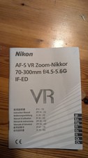 Bedienungsanleitung AF-S VR Zoom-Nikkor 70-300mm f/4.5-5.6G IF-ED