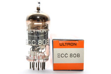 Vintage Ultron ECC808 /  6KX8 Verstärker-Röhre / Triode, Audio Preamp Tube, NOS