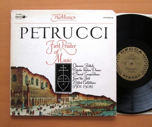 Petrucci first printer - first, of