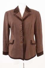 Ed Meier Damen Blazer Jackett Gr. DE 42 Baumwolle Braun